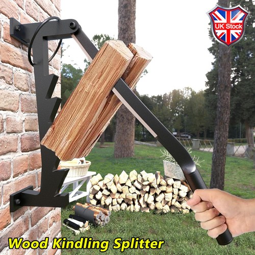 Wall mounted wooden kindling - wooden,