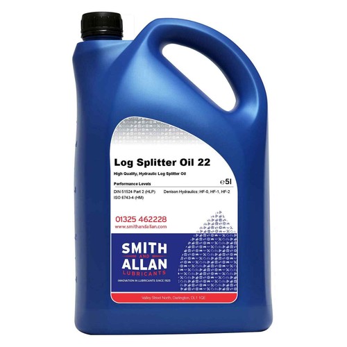 Premium log splitter oil - log, iso
