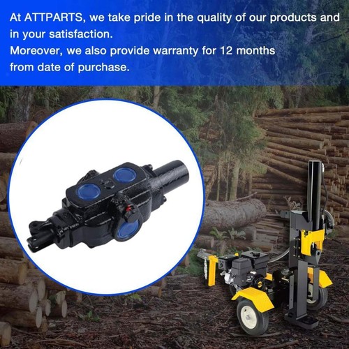 Log splitter control valve - log,