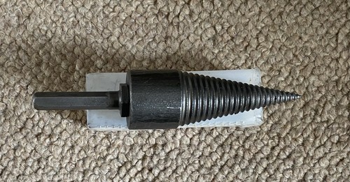 Log splitter drill bit - log,