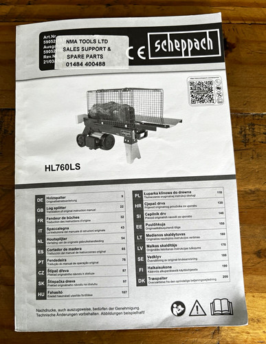 Scheppach hl760ls 230v 2200w - scheppach,